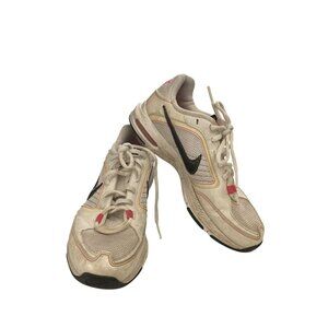 Nike training 386384 women Size 6 White Black Mesh Running sneaker Shoes